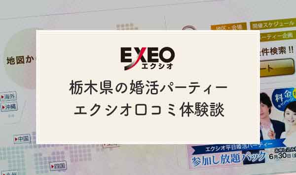 エクシオ婚活パーティー出会える 宇都宮の30代女性体験談 婚活ワンダーランド