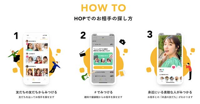 Lineで恋活hop ホップ の評判は アプリの口コミ評判を徹底検証 婚活ワンダーランド